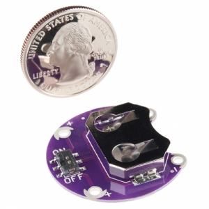 [로봇사이언스몰][로봇사이언스몰][Sparkfun][스파크펀] LilyPad Coin Cell Battery Holder - Switched - 20mm dev-13883>>코딩교구 상품