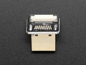[로봇사이언스몰][로봇사이언스몰][Adafruit][에이다프루트] DIY HDMI Cable Parts - Right Angle (L Bend) HDMI Plug Adapter id:3550>>라즈베리파이 학습에 필요한 키트 및 부품