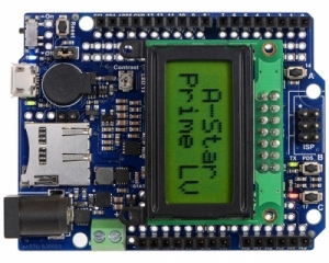 [로봇사이언스몰][로봇사이언스몰][Pololu][폴로루] A-Star 32U4 Prime LV microSD with LCD #3109>>아두이노 학습에 필요한 키트 또는 부품