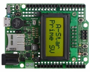 [로봇사이언스몰][로봇사이언스몰][Pololu][폴로루] A-Star 32U4 Prime SV microSD with LCD #3115>>아두이노 학습에 필요한 키트 또는 부품