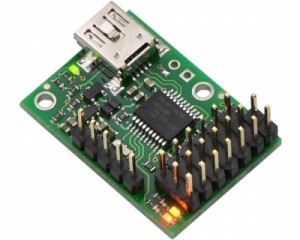 [로봇사이언스몰][로봇사이언스몰][Pololu][폴로루] Micro Maestro 6-Channel USB Servo Controller (Assembled) #1350>>모터, 서보모터, 스텝모터 드라이버 및 컨트롤러