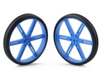 [로봇사이언스몰][Pololu][폴로루] Pololu Wheel 90×10mm Pair - Blue #1438