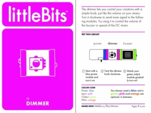 [로봇사이언스몰][로봇사이언스몰][LittleBits][리틀비츠] dimmer sku:650-0122>>자석 연결 방식으로 쉬운조립