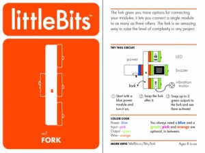 [로봇사이언스몰][로봇사이언스몰][LittleBits][리틀비츠] fork sku:650-0077>>자석 연결 방식으로 쉬운조립