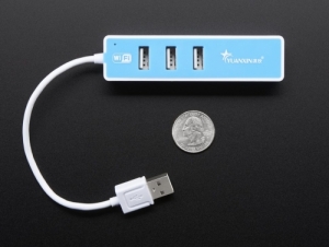 [로봇사이언스몰][로봇사이언스몰] [Raspberry-Pi][라즈베리파이] USB 2.0 WiFi Hub with 3 USB Ports id:2937>>라즈베리파이 학습에 필요한 키트 및 부품