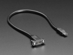 [로봇사이언스몰] [Adafruit][에이다프루트] Panel Mount Extension USB Cable - Micro B Male to Micro B Female id:3258