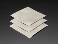 [로봇사이언스몰][Adafruit][에이다프루트] Nylon Fabric Squares with Conductive Adhesive - 10cm x 10cm - 3 pack ID:4762