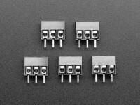 [로봇사이언스몰][Adafruit][에이다프루트] Terminal Block - 3-pin 3.5mm - pack of 5! ID:725