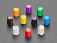 [로봇사이언스몰] [Adafruit][에이다프루트] Multi-Color Micro Potentiometer Knob - Rainbow 10 pack ID:5542