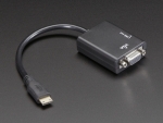 [로봇사이언스몰] [Raspberry-Pi][라즈베리파이] Mini HDMI to VGA Video Adapter with 3.5mm Stereo Cable id:3048