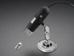 [로봇사이언스몰] [Adafruit][에이다프루트] USB Microscope - 5MP interpolated 220x magnification / 8 LEDs id:636